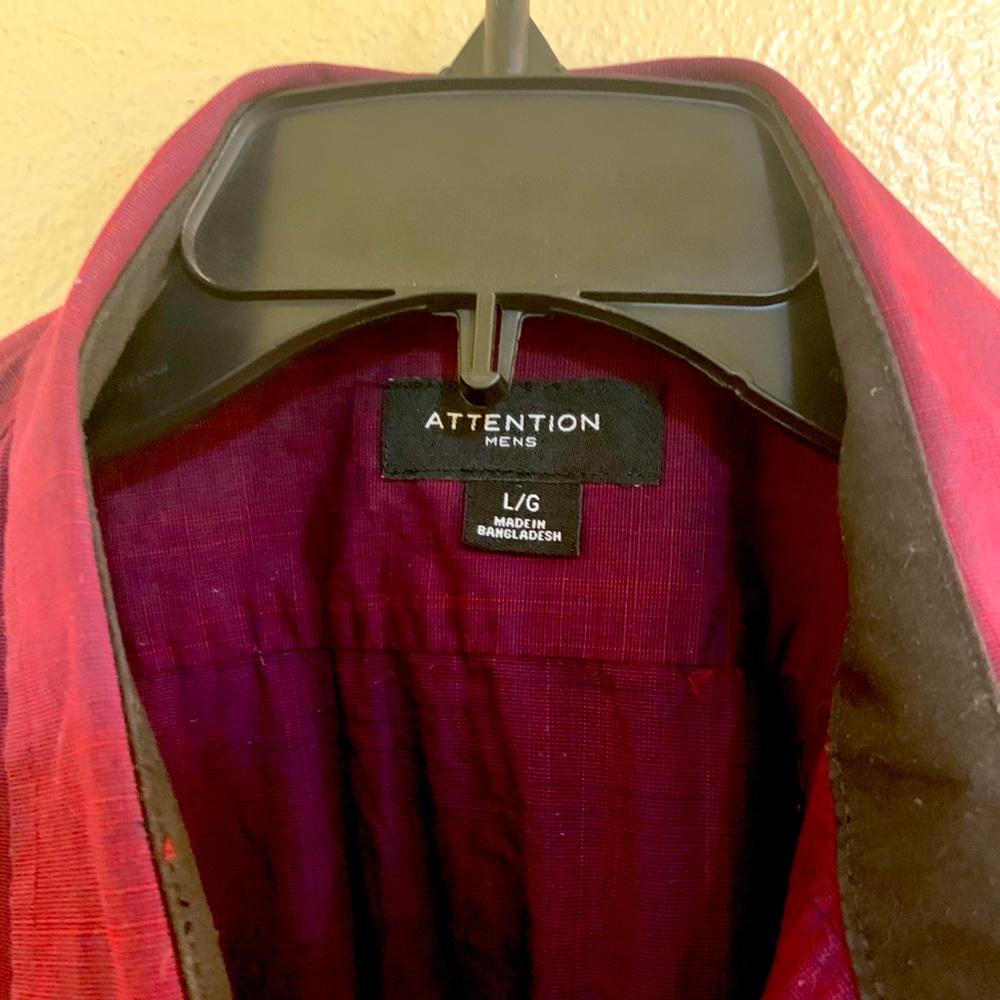 Attention Men Long Sleeve Tee
